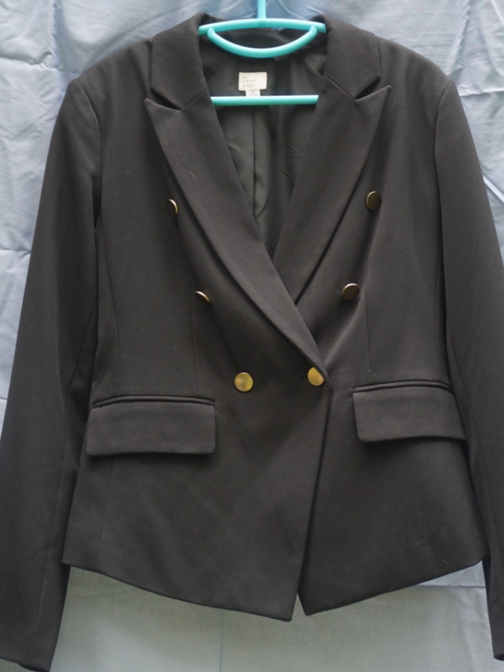 A New Day Six Button Black Blazer